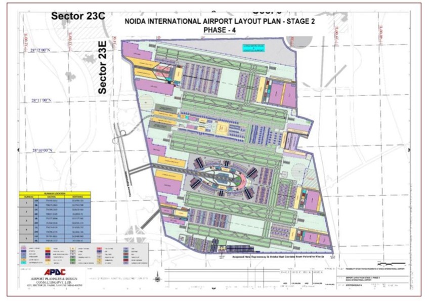 Noida International Airport Layout Plan - Stage 2 - Phase 4